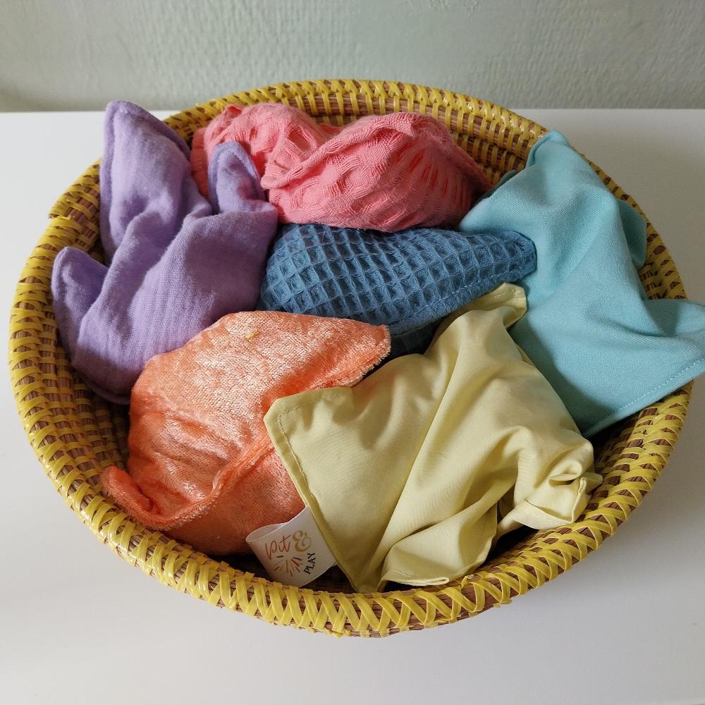 Pit and Play pittenzakjes Pastel set 6 stks 6 mnd+ kopen