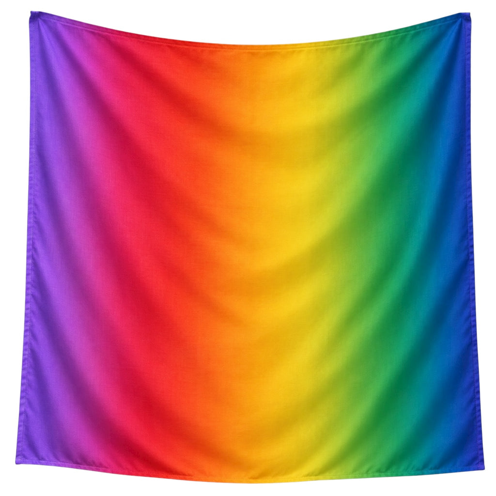Pit and Play speeldoek rainbow fade large 75 x 75 cm