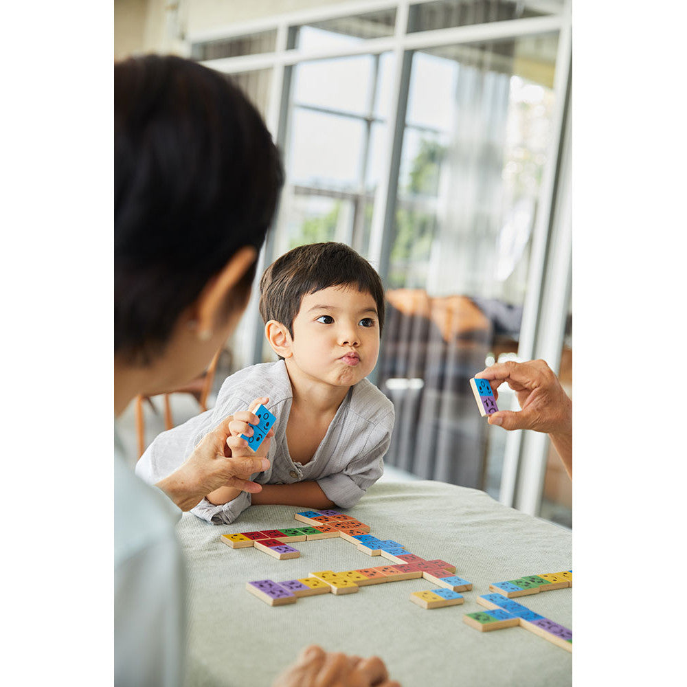 Plan Toys domino emoties 3 jr+ 8905emoties