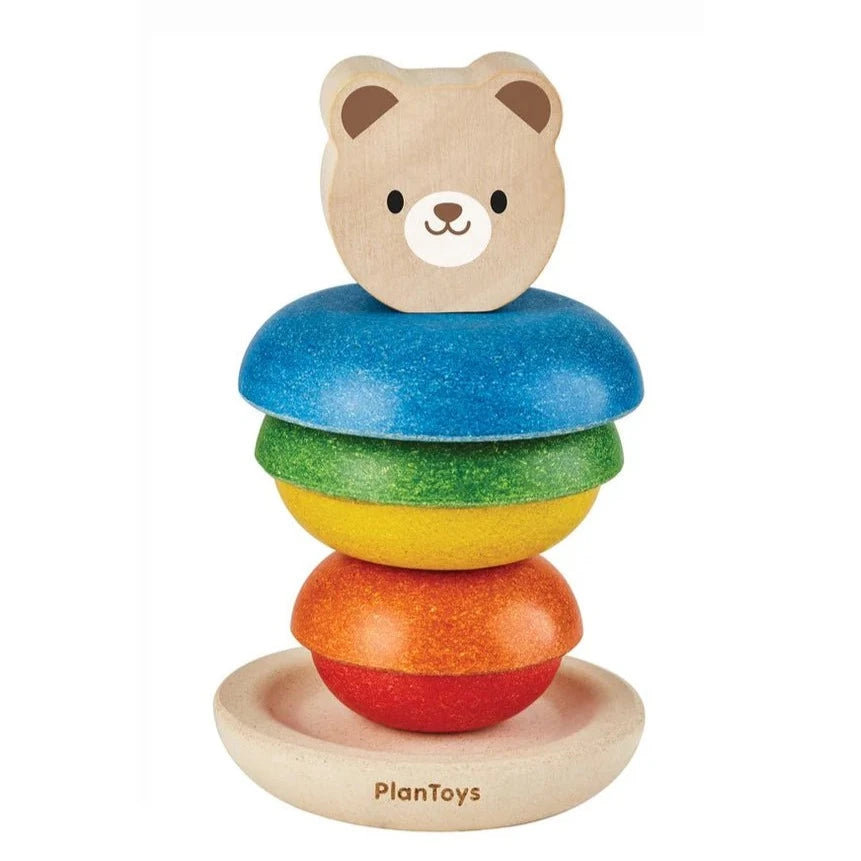 Plan Toys stapeltoren beer 12 mnd 5487