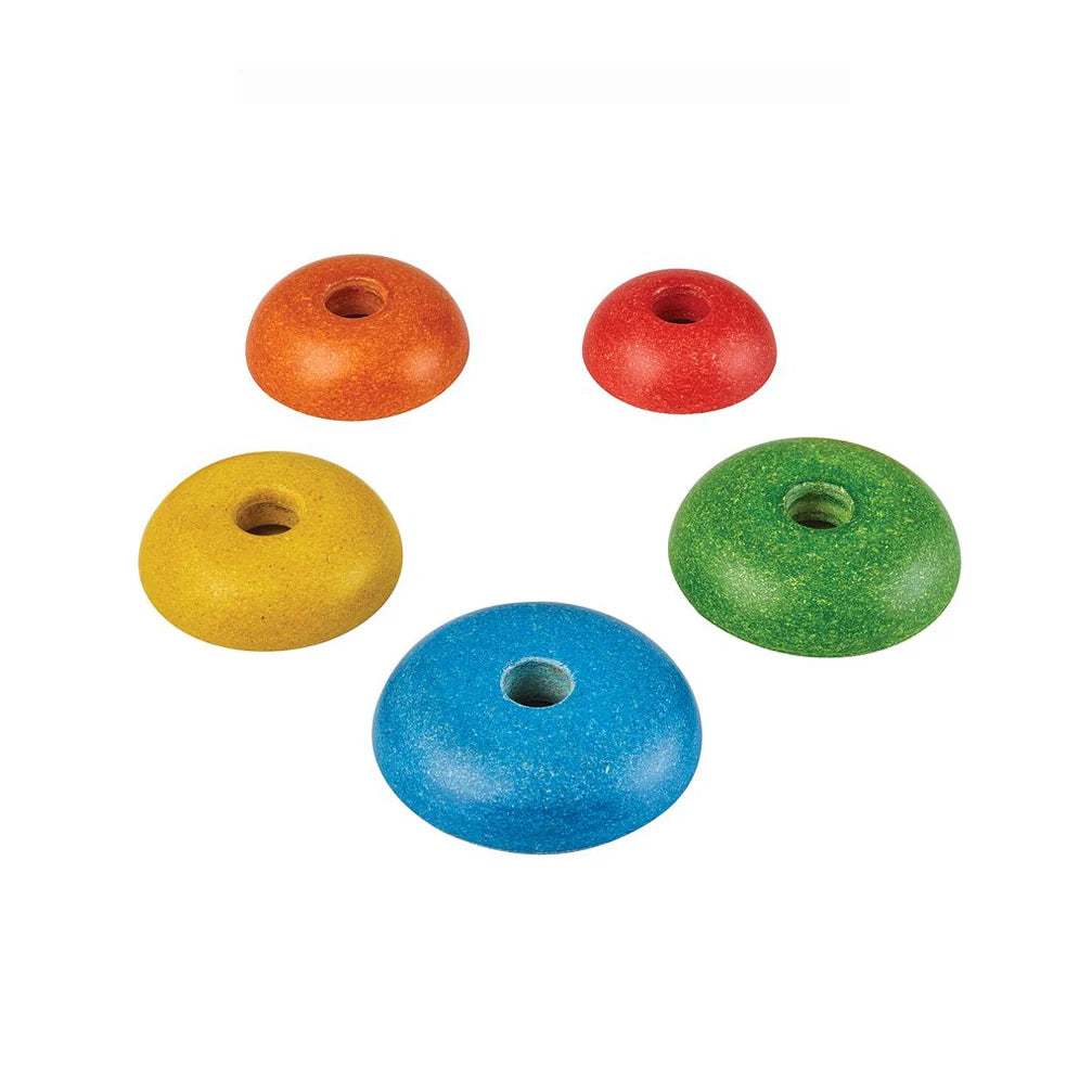 Plan Toys stapeltoren beer 12 mnd Rubberhout