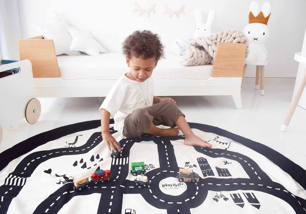 Play & Go opbergzak en speelkleed roadmap