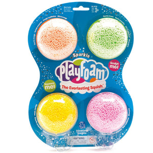 Playfoam foamclay sparkle 4 stks 3 jr+950EI1910