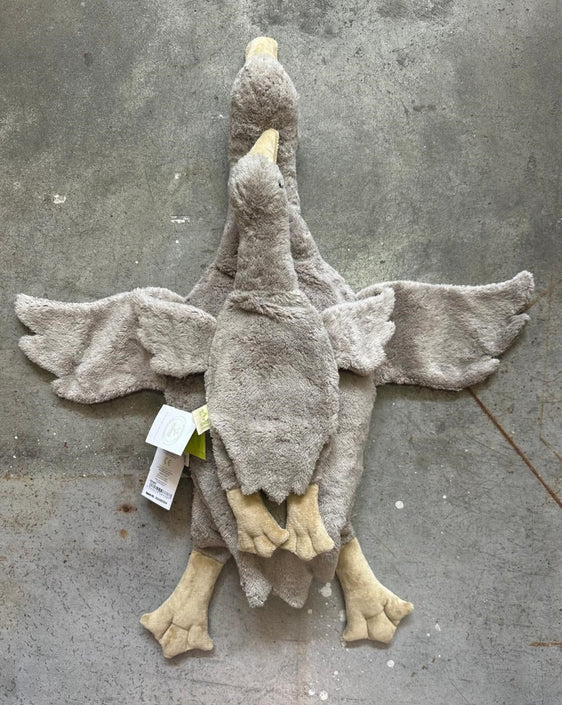 Senger Naturwelt warmte knuffel gans grijs groot 2 mnd+