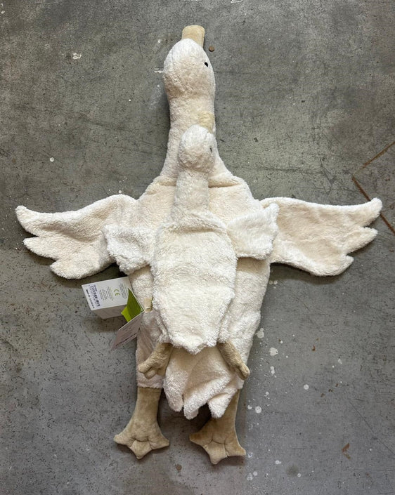 Senger Naturwelt warmte knuffel gans wit groot 2 mnd+