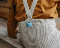 Silly Silas maillot hippy zonder voetjes katoen cream 6-12 m