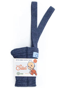 Silly Silas maillot met voetjes katoen denim 0-2 m