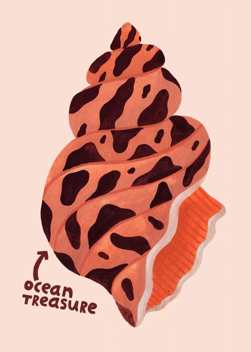 Petit Monkey ansichtkaart Ocean treasure PC62-R