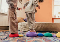 Stapelstein Inside regenboog pastel 6 stks