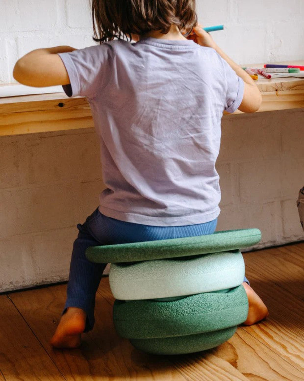Stapelstein balance board donkergroen 4260607087828