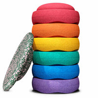 Stapelstein blush special rainbow classic + balance board a
