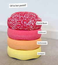 Stapelstein original red & blush f