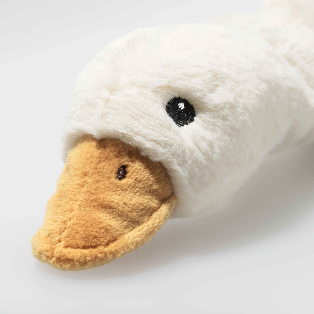 Steiff gans knuffel Gilda met rammelaar 21 cm wit 4001505242854 b