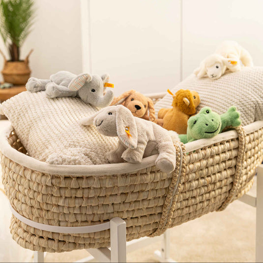 Steiff knuffel lammetje floppy Linda 20 cm wit 4001505242601 a