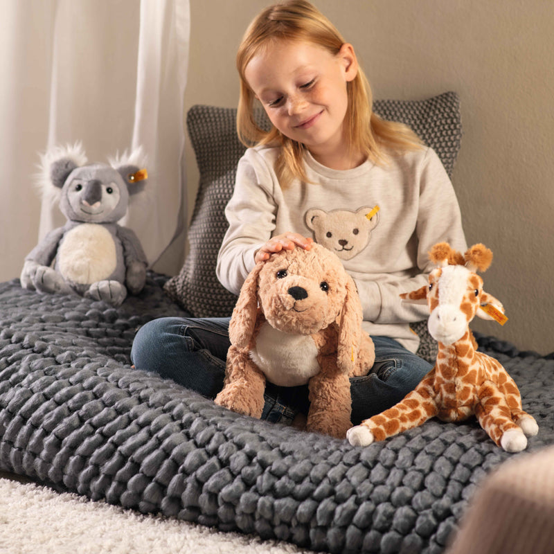 Steiff knuffel hond Berno 36 cm beige 067075