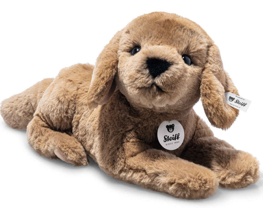 Steiff knuffelhond Lenny 23cm bruin 4001505076886 a