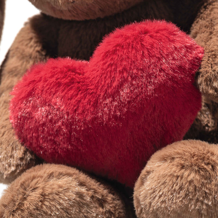 Steiff knuffelkonijn Hoppie Love 16cm bruin 4001505081118 c