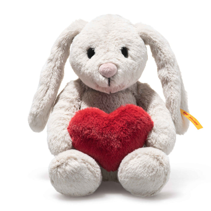 Steiff knuffelkonijn Hoppie Love 16cm lichtgrijs 4001505081125 a