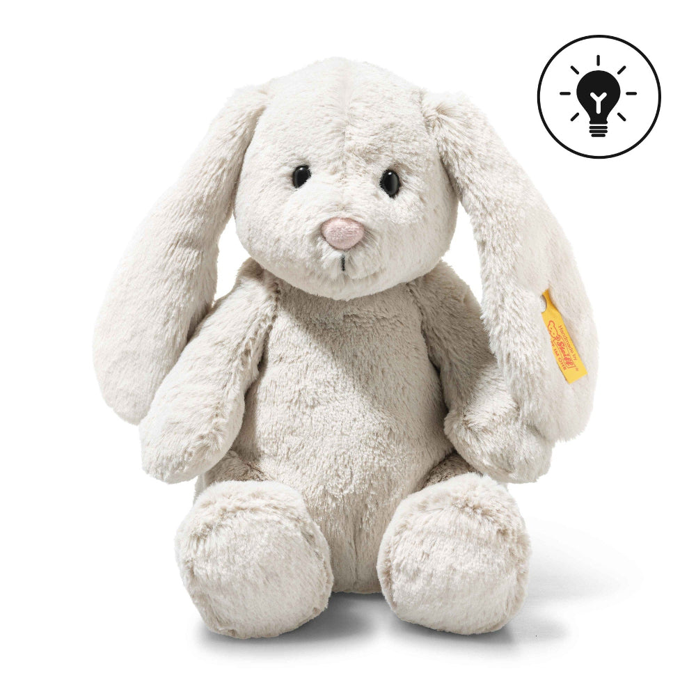 Steiff nachtlamp knuffel Hoppie konijn 28 cm licht grijs kopen