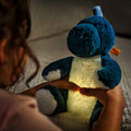 Steiff nachtlamp knuffel Spott dinosaurus 28 cm blauw 4001505067266 b