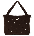 Studio Noos diaper bag teddy chocolate brown hearts 6153325014079