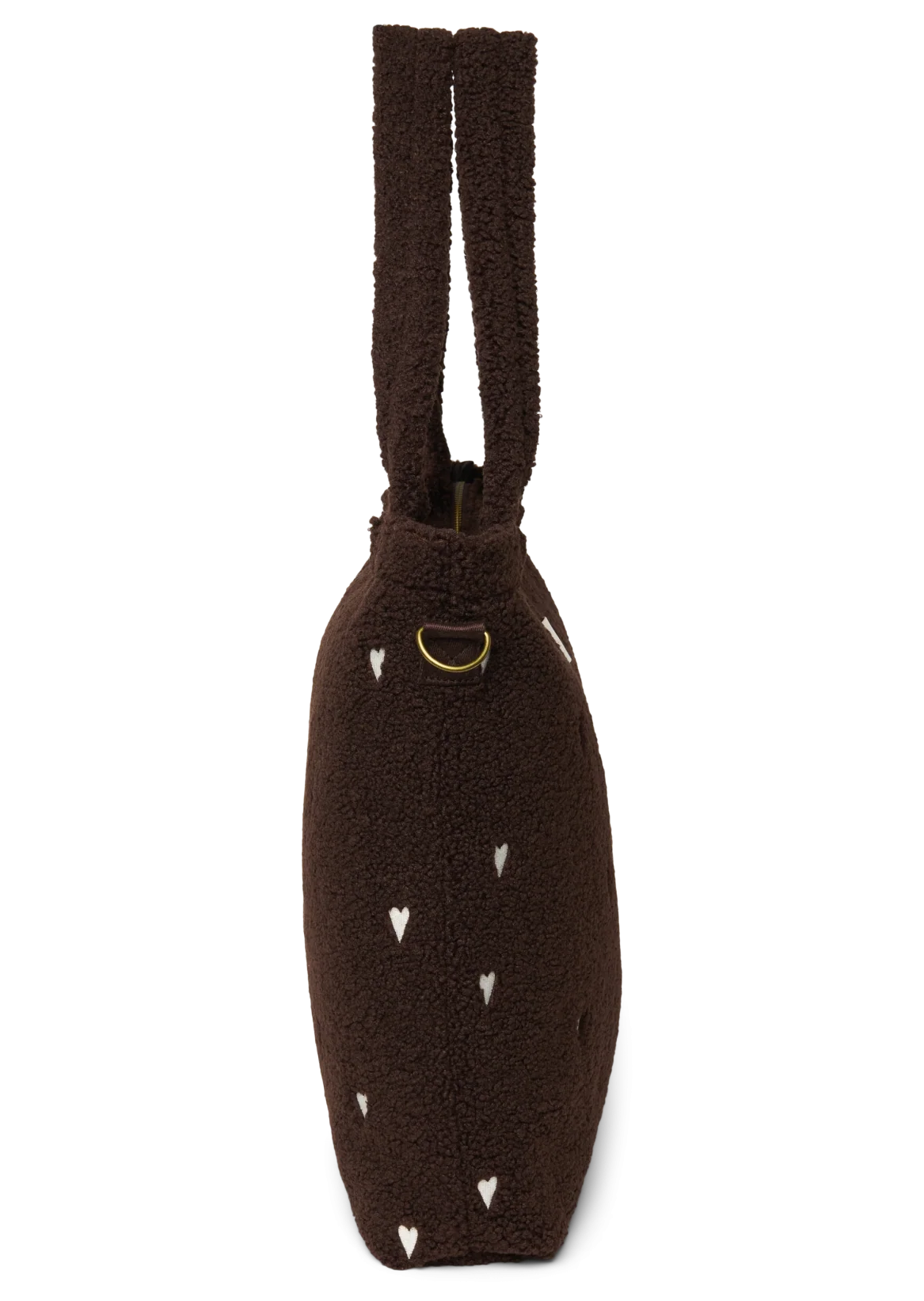 Studio Noos diaper bag teddy chocolate brown hearts 6153325014079