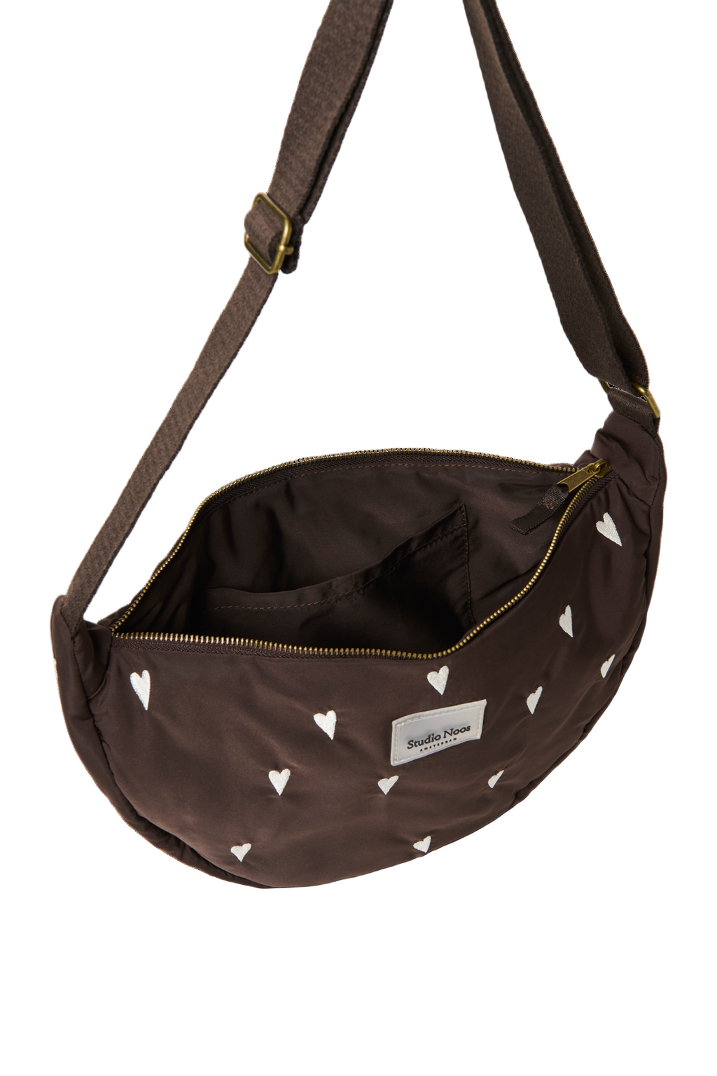 Studio Noos fanny pack brown hearts 6151900689612
