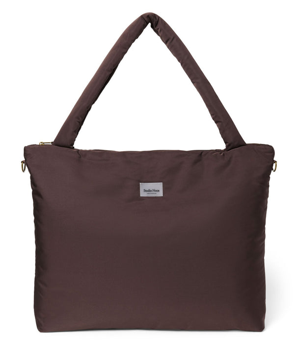 Studio Noos puffy diaper bag brown