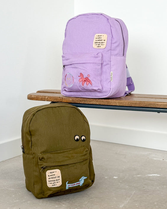 Studio Noos Cotton Rugzak lila midiCottonMidiBackpacklilach