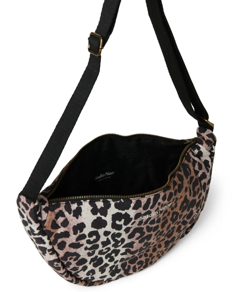 Studio Noos fanny pack hazel leopard 100% Katoen