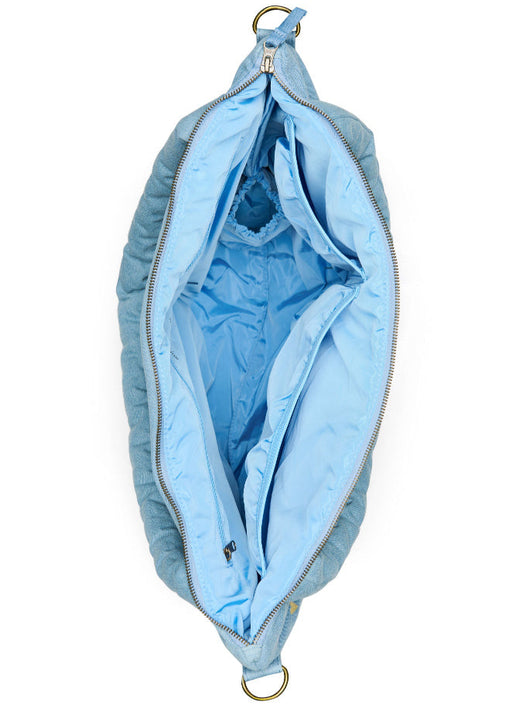 Studio Noos denim diaper bag light blue hearts 6153324578596c