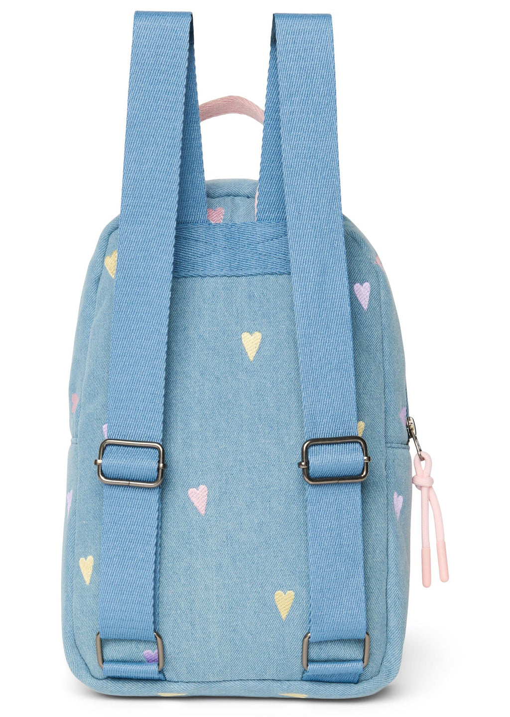 Studio Noos denim rugzak mini hearts 100% katoen