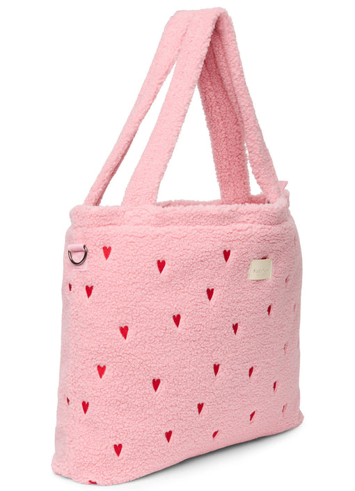 Studio Noos diaper bag teddy light pink hearts 6151929295252 b