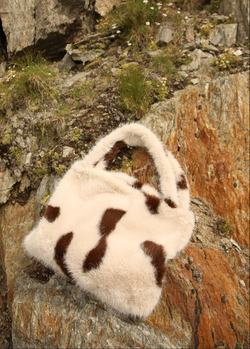 Studio Noos mini handbag holy cow faux fur atmos