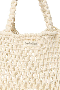 Studio Noos mini handbag macrame naturel D