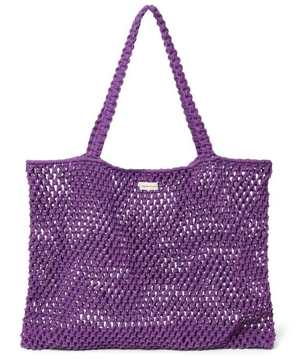 Studio Noos mom bag macrame purple
