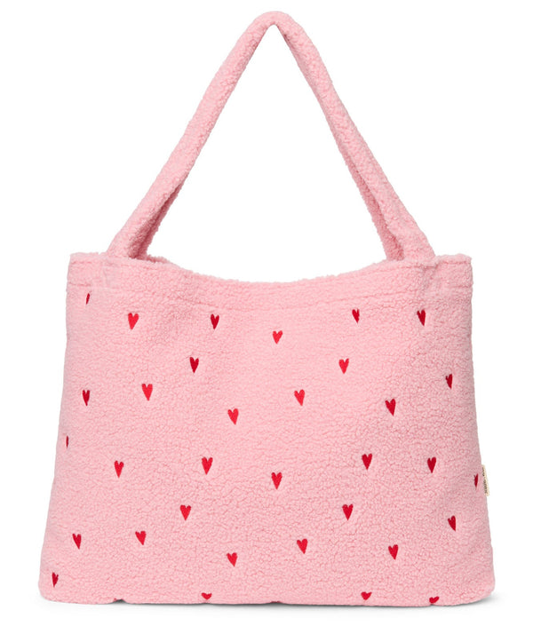 Studio Noos mom bag teddy light pink hearts 6151929082081 a