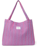 Studio Noos poplin mom bag raspberry striped 6151907618608 a