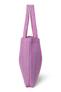 Studio Noos poplin mom bag raspberry striped 6151907618608 e