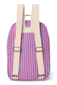 Studio Noos poplin rugzak midi raspberry striped 6151908221258 d