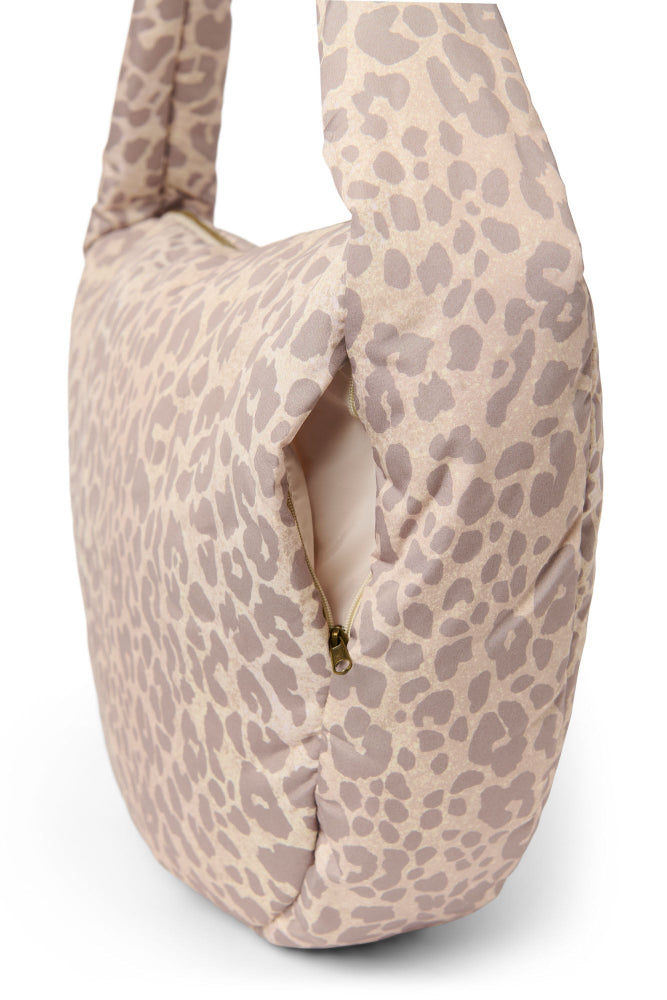 Studio Noos puffy cross body bag beige leopard 6151906737737