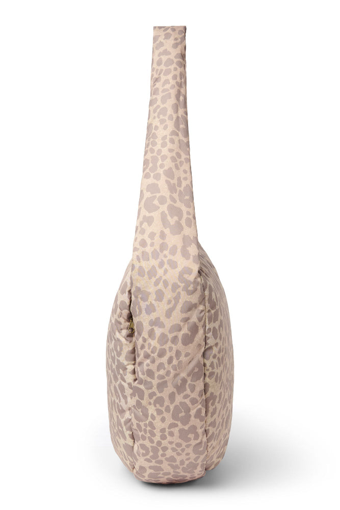 Studio Noos puffy cross body bag beige leopard
