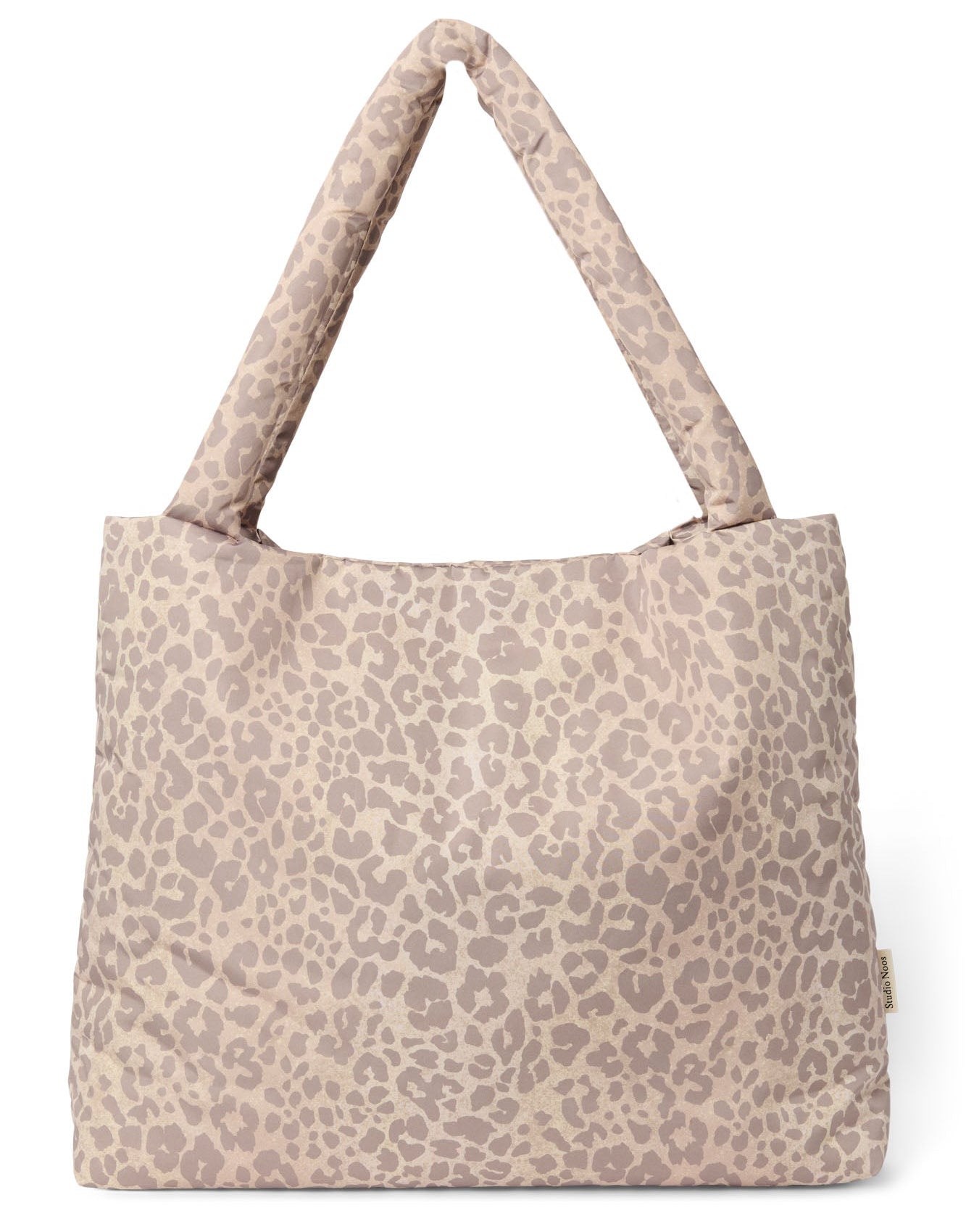 Studio Noos puffy mom bag beige leopard 6151906151151 a