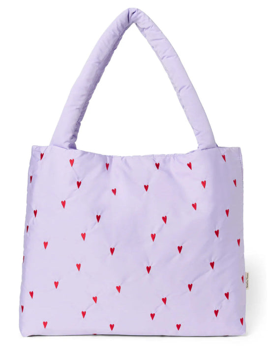 Studio Noos puffy mom bag purple hearts 6151905719741 a