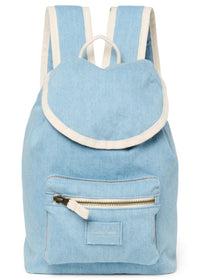 Studio Noos rugzak Denim midiDenimSolidMidiBackpackDrawstring