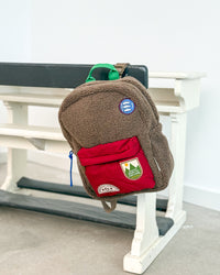Studio Noos rugzak Teddy brown/burgundy midiTeddyMidiBackpackbrownburgundyj