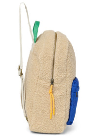 Studio Noos rugzak Teddy ecru/cobalt midiTeddyMidiBackpackecrucobalte