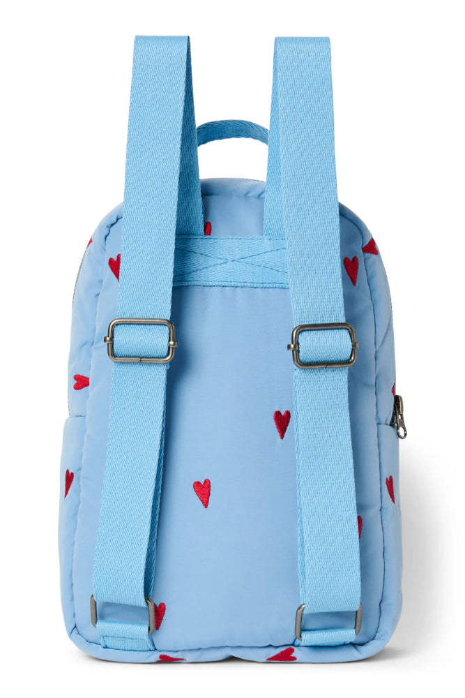Studio Noos rugzak mini blue hearts 100% Polyester
