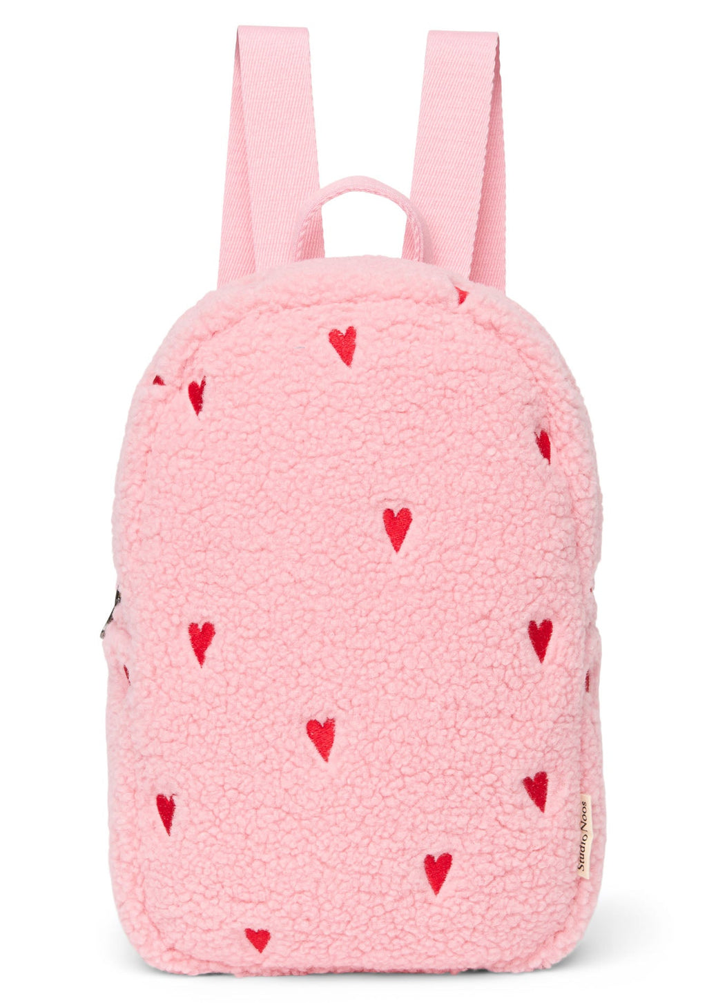 Studio Noos rugzak mini teddy light pink hearts