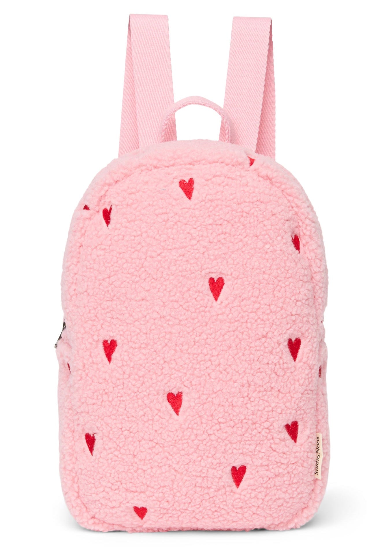 Studio Noos rugzak mini teddy light pink hearts 6151930298242